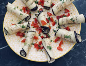 Rouleaux d'aubergines aux noix comme en Géorgie