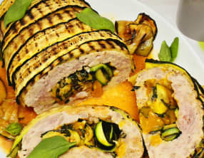 Pain de viande de dinde aux courgettes