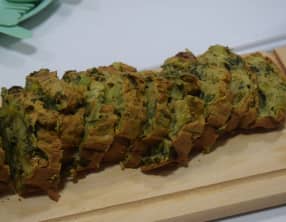 Cake sarrasin, poireaux et algues