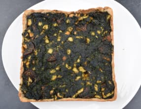 Tarte sucrée amandes et orties