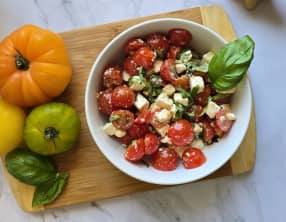Salade de tomates cerises feta