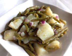 Salade de pommes de terre et de haricots verts