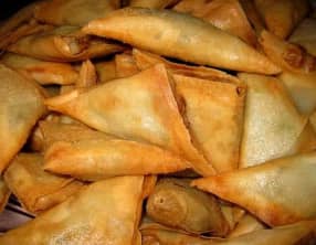 Samoussas créoles au porc