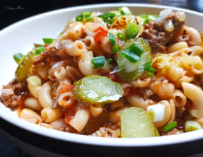 Macaroni à la viande de mon enfance