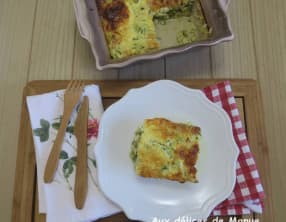 Frittata aux courgettes et poulet, au four
