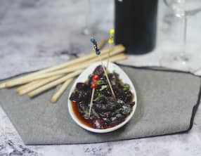 Chorizo au vin rouge