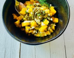 Salsa de mangue à la salicorne