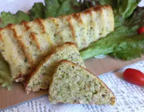 Terrine de courgettes, au jambon et au munster