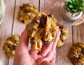 Cookies pistaches et chocolat