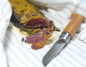 Filet mignon séché au curry