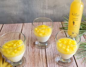 Panna cotta à l’ananas