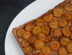 Tarte mirabelles amandes