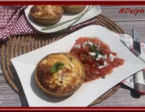 Tartelettes tomates mozza feta