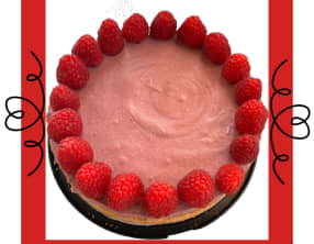 Gâteau nuage aux framboises