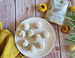Energy balls baobab dattes coco