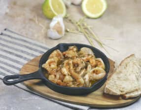 Gambas à l’ail