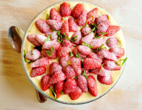 Tiramisu aux fraises