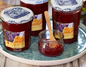 Confiture de quetsches au gingembre confit