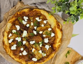 Tatin de fenouil au chèvre