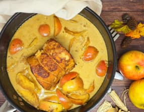 Rôti de porc au cidre