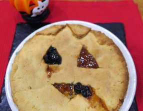 Tarte aux pommes d'halloween
