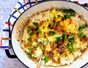 Biryani d’agneau au safran