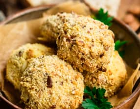 Crottins de Chavignol panés au four