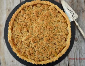 Tarte crumble aux pommes