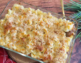 Mac and cheese à la bolognaise