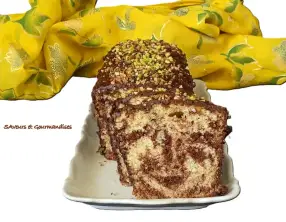 Gâteau marbré au babeurre