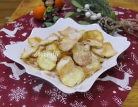 Chips de patate douce sucrées