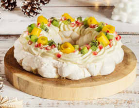 Pavlova à la mangue
