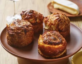 Brioche feuilletée, Reblochon et moutarde