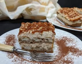 Tiramisu au caramel au beurre salé