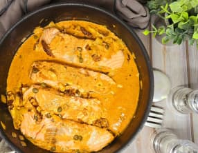 Pavés de saumon au paprika