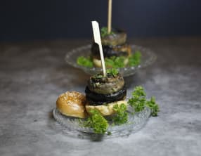 Pincho de champignons à l’ail