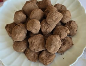 Truffes au chocolat au lait