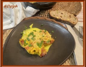 Gratin de chou-fleur au curcuma et pancetta