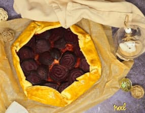 Tarte rustique à la betterave