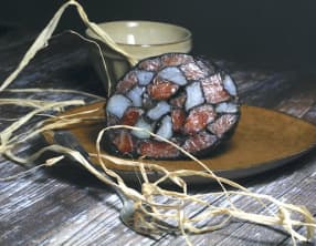 Ceviche saumon cabillaud en mosaïque