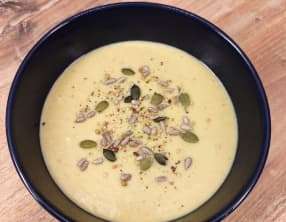Soupe crémeuse aux endives et pommes de terre