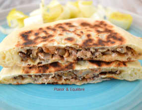 Pitas farcies aux lentilles façon arayes