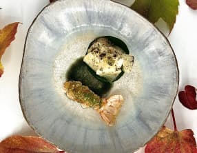 Langoustine, céleri et cresson