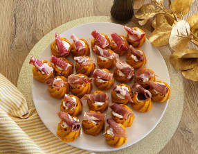 Bouchées au pesto rosso et coppa