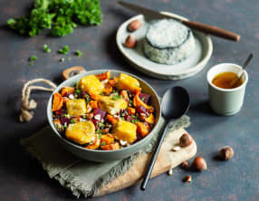Salade tiède de lentilles et Selles-sur-Cher