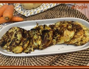 Paillassons de pommes de terre et carotte