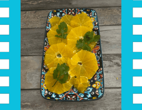 Salade d'oranges au miel