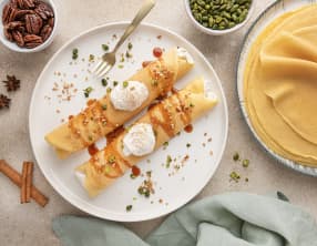 Crêpes Pumpkin Spice Latte au lait entier