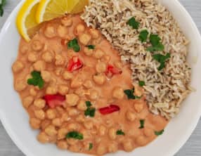 Curry de pois chiches express