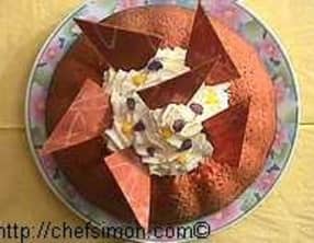 Formes géométriques en chocolat - Décor